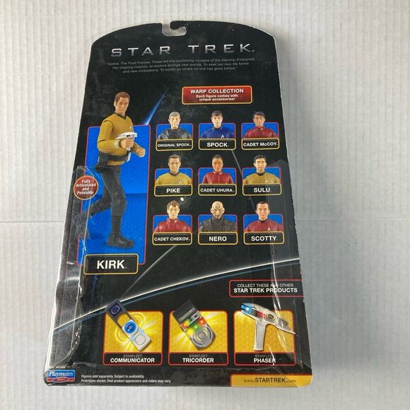 Playmates Star Trek Warp Collection Sulu Action Figure 2009 New in Package - Picture 4 of 6